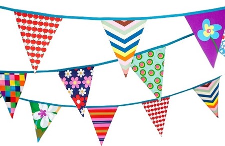 coloured flags