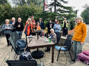 Group of people having a drink