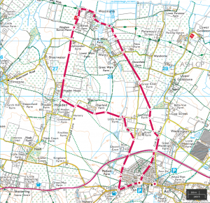 Map Westmarsh walk